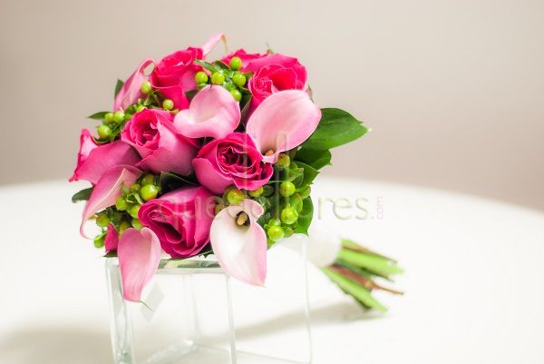 Bouquet de novia Rosas y Calas
