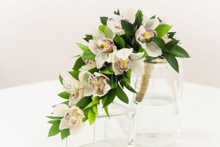 Ramo de novia Cascada Orquídeas